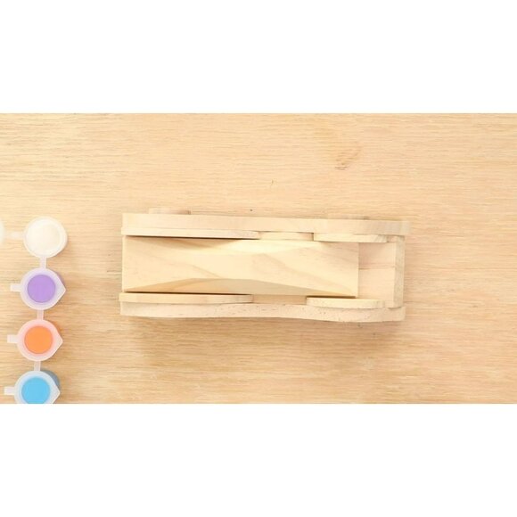 Made by Me Build & Paint Wood Cars 3 Race Car w Moving Wheels Ages 6+ Unisex NEW - Picture 4 of 7